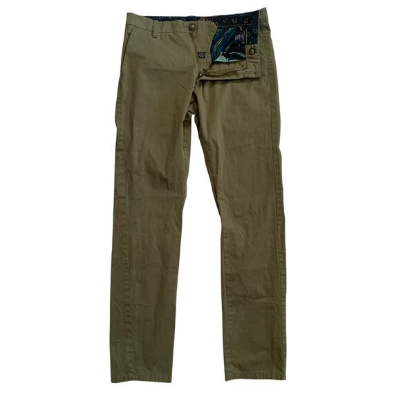 Across The Pond Men's Size 30x32 Slim Fit Stretch Craft & Tradition Chino Pants - Picture 6 of 16